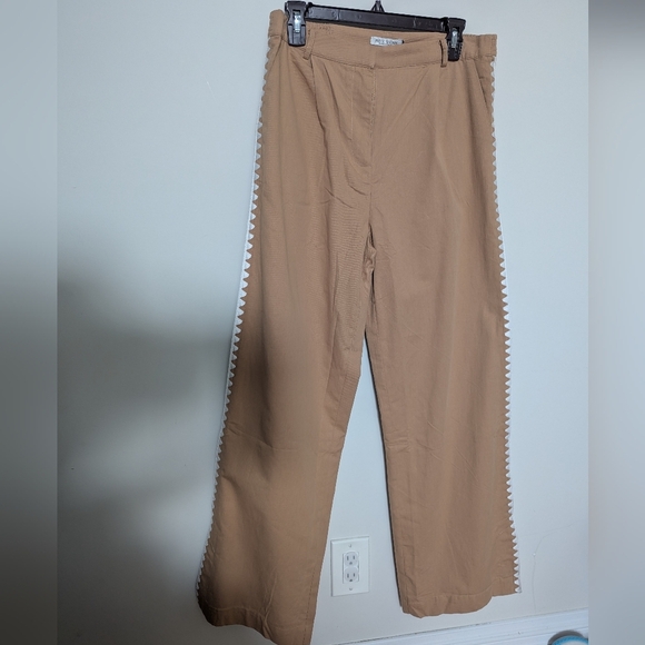 NWT ANTHROPOLOGIE MON RENN LISLE PANT SIZE L - Picture 4 of 6